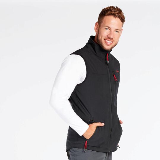 Chaleco Softshell Negro Boriken