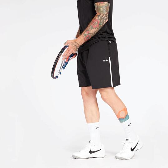 Pantalón Corto Tenis Negro Fila