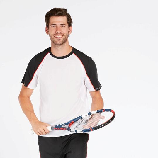 Camiseta Pádel Blanca Hombre Proton