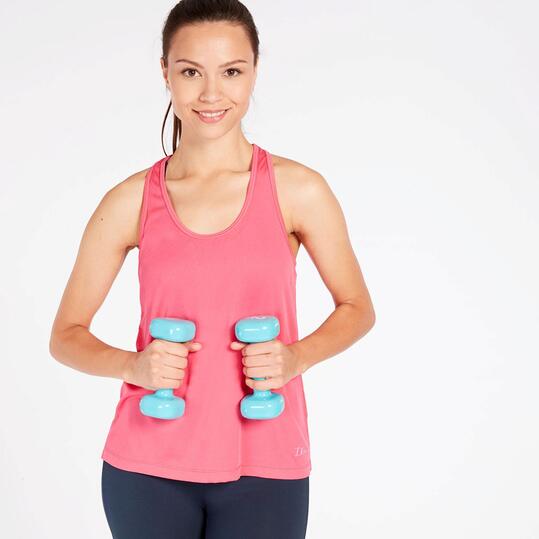 Camiseta Tirantes Rosa Mujer Ilico Basic