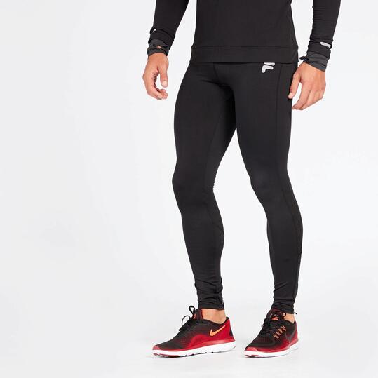 Malla Larga Running Negra Fila