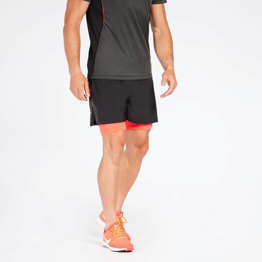 Pantalón Running & Malla Negro Fila