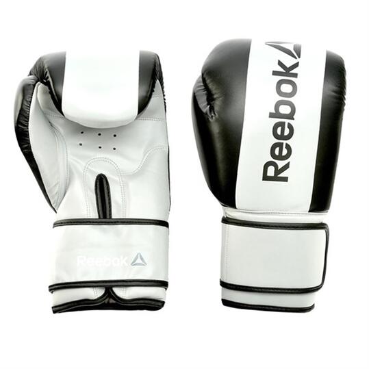 REEBOK Guantes Boxeo Negro Blanco