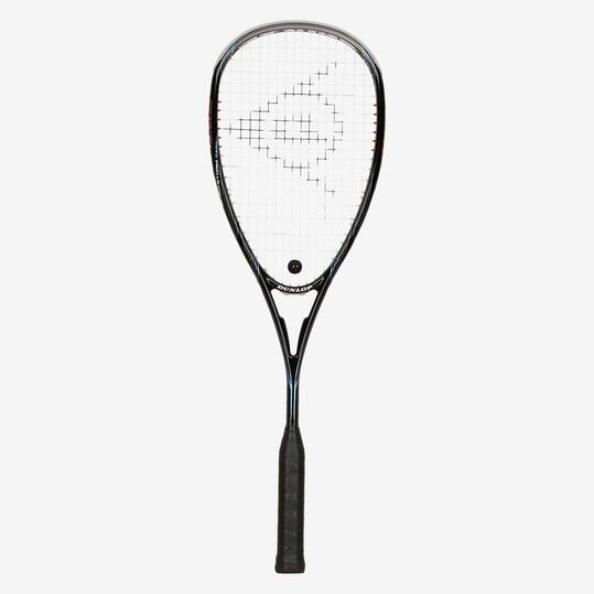 DUNLOP BLAKCSTORM CARBON 40 Raqueta Squash Negra