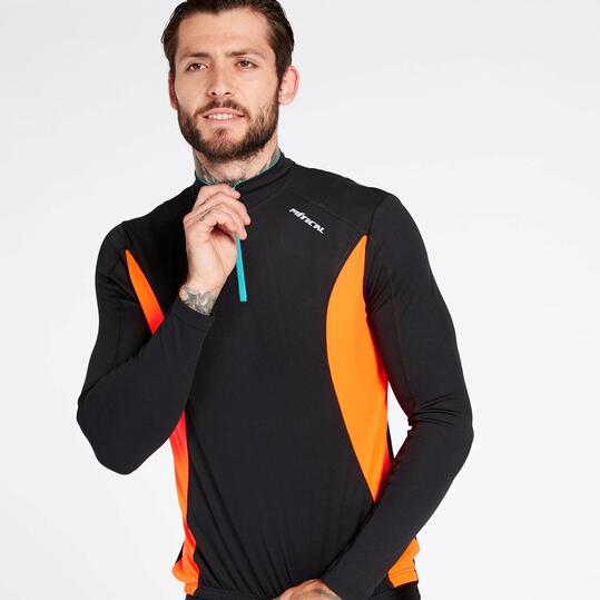Maillot Manga Larga Negro Mitical Bronce