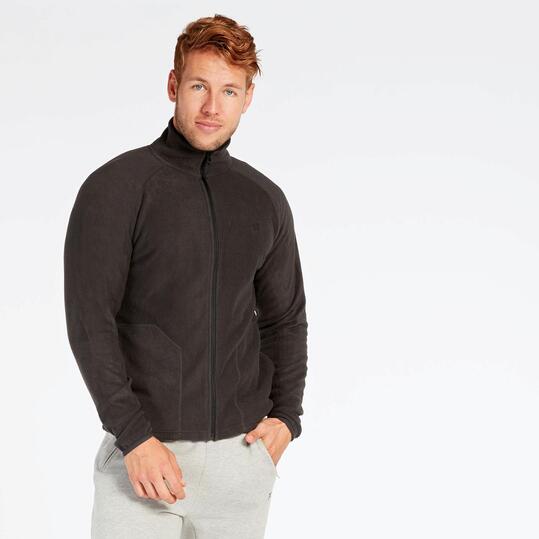 Forro Polar Cremallera Gris Oscuro Up