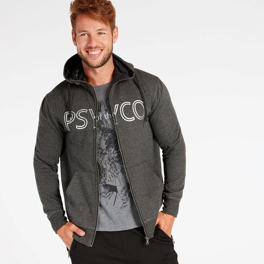 Sudadera Silver Psyco Negra