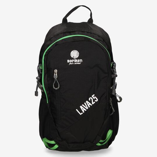 Mochila Montaña BORIKEN LAVA 25L. Negra