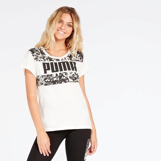 Camiseta Blanca Puma Mujer Energized