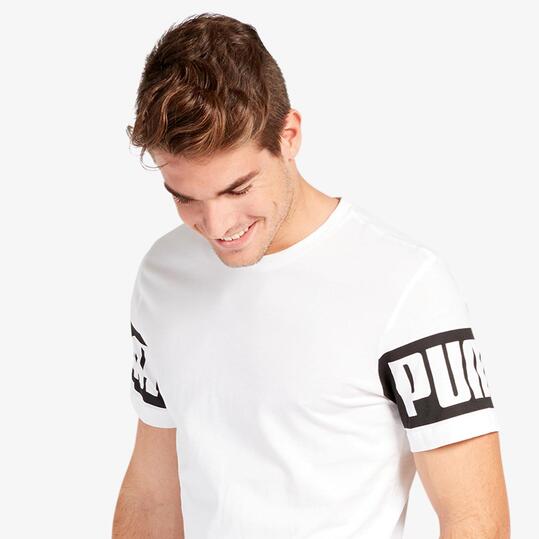 Camiseta Puma Rebel Blanca