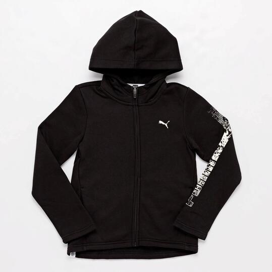 Sudadera Negra Puma Niña