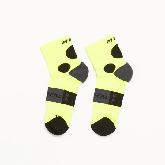 Calcetines Ciclismo MÍTICAL Amarillo Negro Hombre