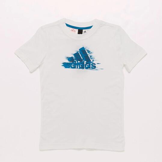 Camiseta adidas Blanco Niño (10 16)