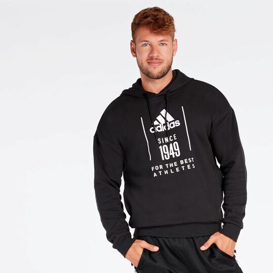 sudadera adida negra hombre sudadera adida negra hombre