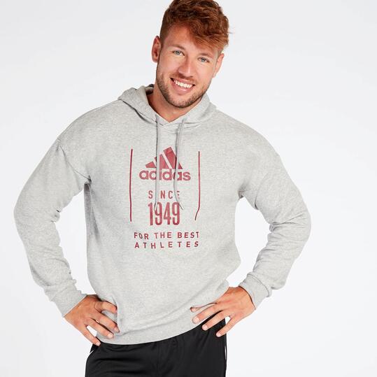 Sudadera adidas Gris Hombre