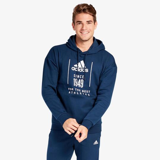 sudadera adidas capucha azul sudadera adidas capucha azul