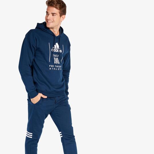 sudadera adidas capucha azul sudadera adidas capucha azul