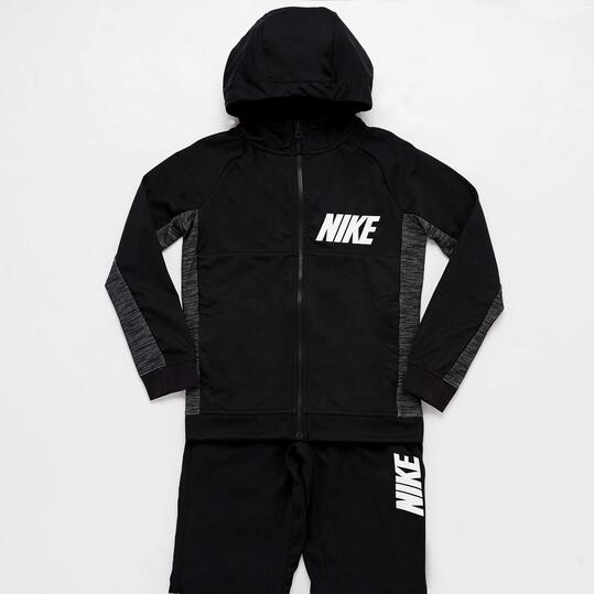 Chándal Nike Capucha Negro Niño (10-16)