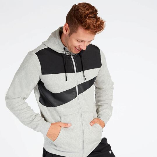 Sudadera Nike Gris Negra