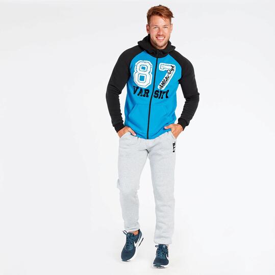 Chándal Hombre Azul Gris Up Basic Felpa