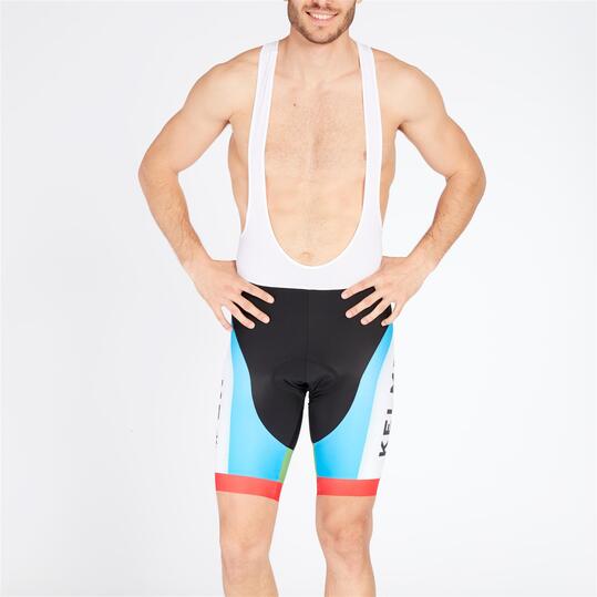 KELME LEGEND Culotte Corto Ciclismo Verde Negro Hombre