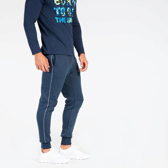 Pantalón Chándal Marino Hombre Up Basic Felpa