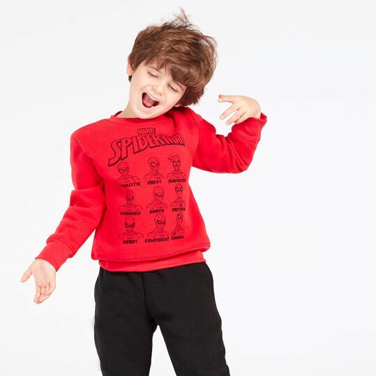 Chandal Spiderman Rojo Negro Niño (2-8)
