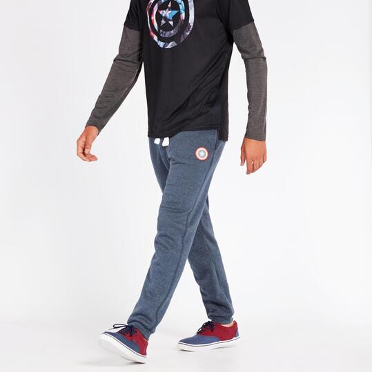 Pantalón Marvel Azul Marino Hombre