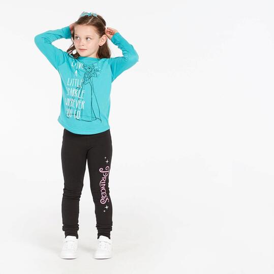 Camiseta Elsa Turquesa Niña (2-8)