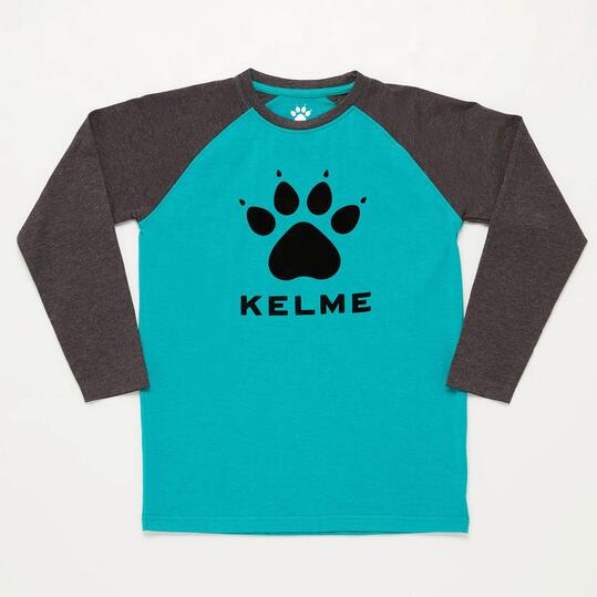 Camiseta Kelme Turquesa Junior
