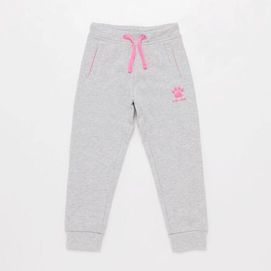 Pantalón Puño Kelme Gris Niña