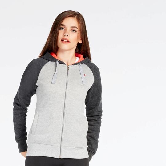 Sudadera Gris Up Basic