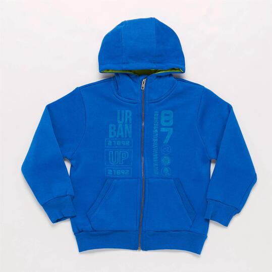 Sudadera Azul Niño Up Basic