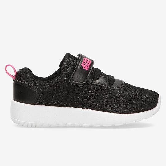 Zapatillas Star Wars Negras Fucsia Niña (22-27)