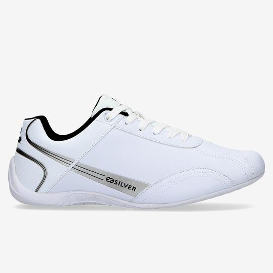 Zapatillas Blancas Silver Motor