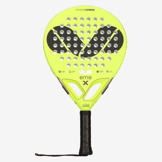 Pala Pádel Eme Titanium Extreme Control Amarillo