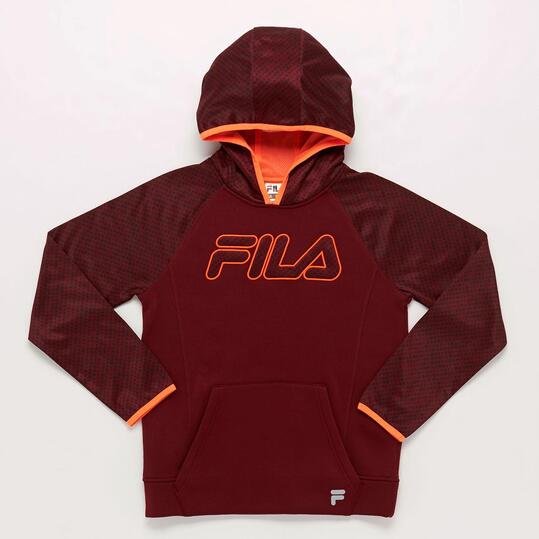Sudadera Fila Junior Granate