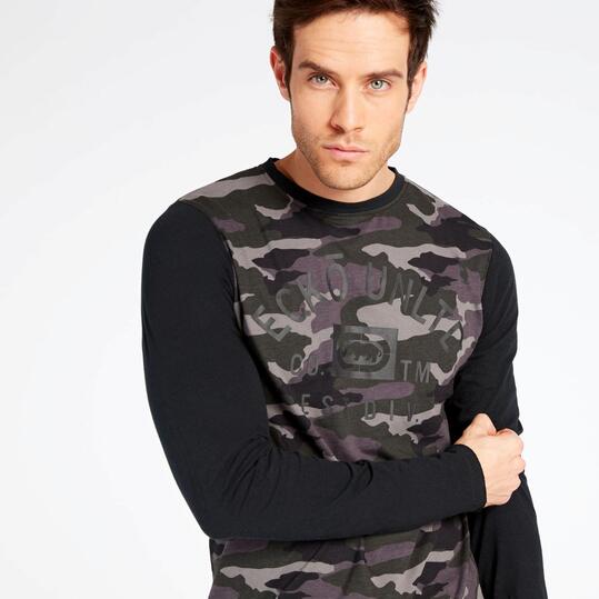 Camiseta Manga Larga Negra Ecko