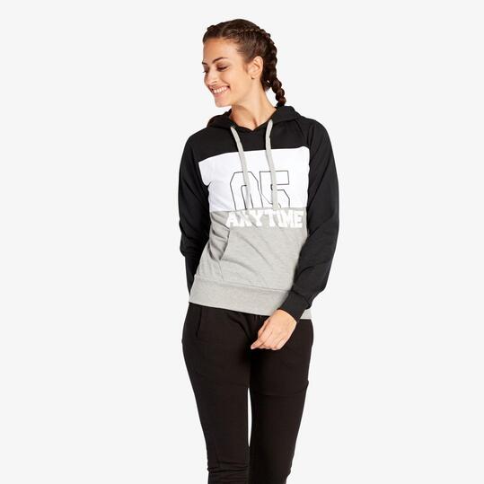 Sudadera Negra Silver Aviles