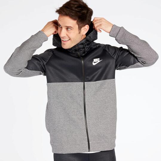 Sudadera Nike Negra Gris