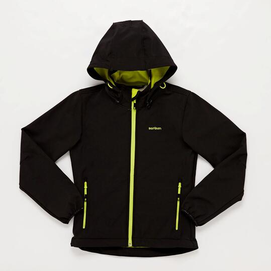 Softshell Montaña Negro Junior Boriken