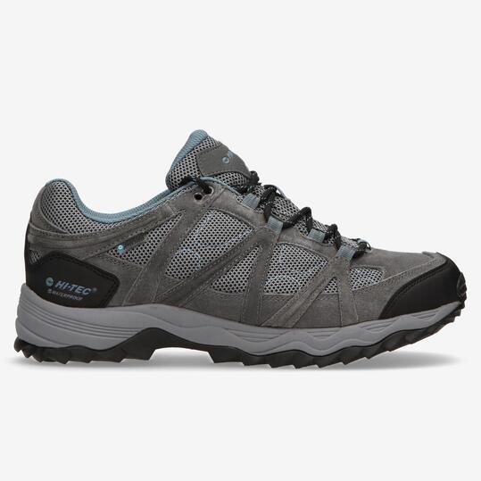 Zapatos Montaña Hombre Hi Tec Low Gris