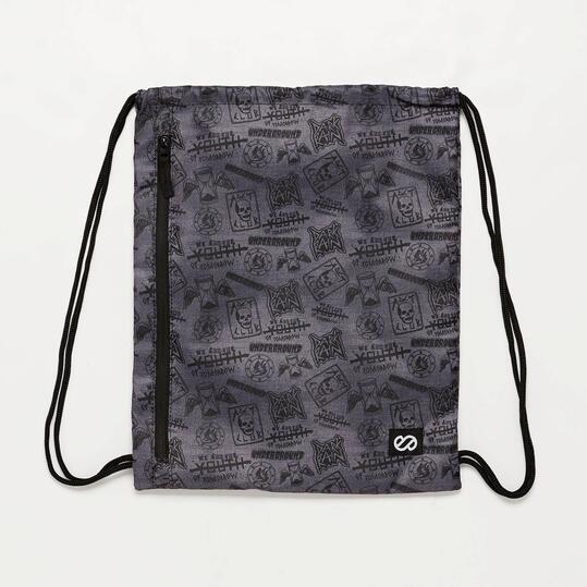 Gymsack Gris Estampado Silver