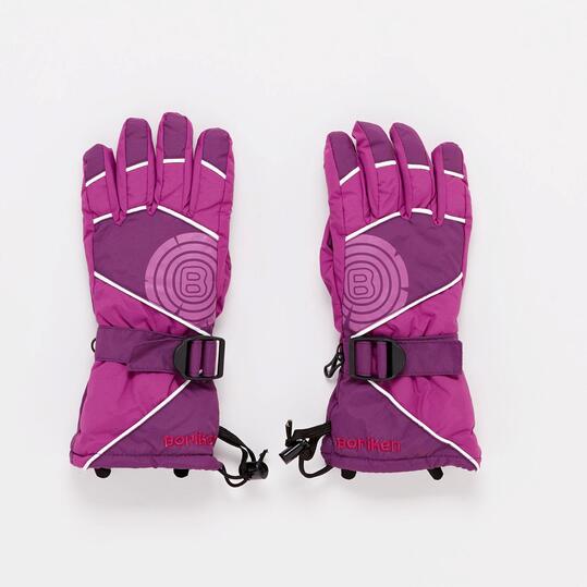 Guante Polar Morado Niña Boriken