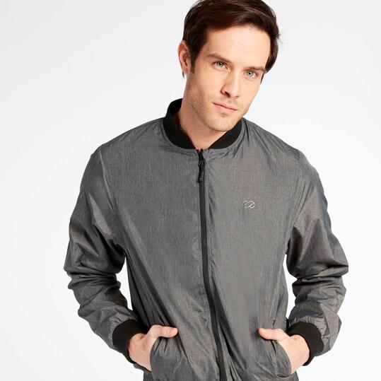 Chaqueta Bomber Gris Silver Protech