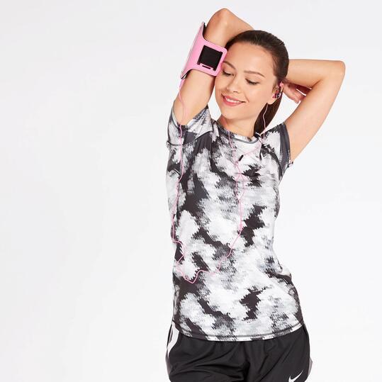 Camiseta Puma Stamp Negra Mujer
