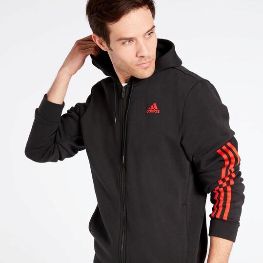 Chaqueta Capucha adidas Gris