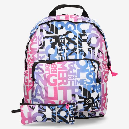 Mochila Letras Silver
