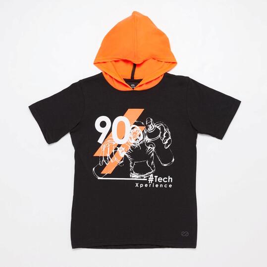 Camiseta Negra Junior Silver Art-Tech