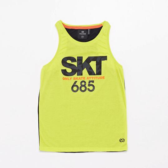 Camiseta Tirantes Silver Skate Energy Junior